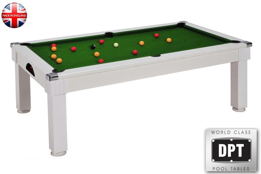 Billard WINDSOR Pool 7 ft Blanc avec plateau table