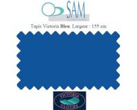 Drap Billard pool anglais Victoria bleu en 155 cm