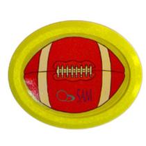 Palet jaune ballon de rugby air hockey