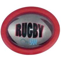 Palet rouge ballon de rugby air hockey