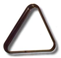 Triangle plastique marron pour billard