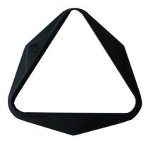 Triangle plastique Noir 50,8 mm